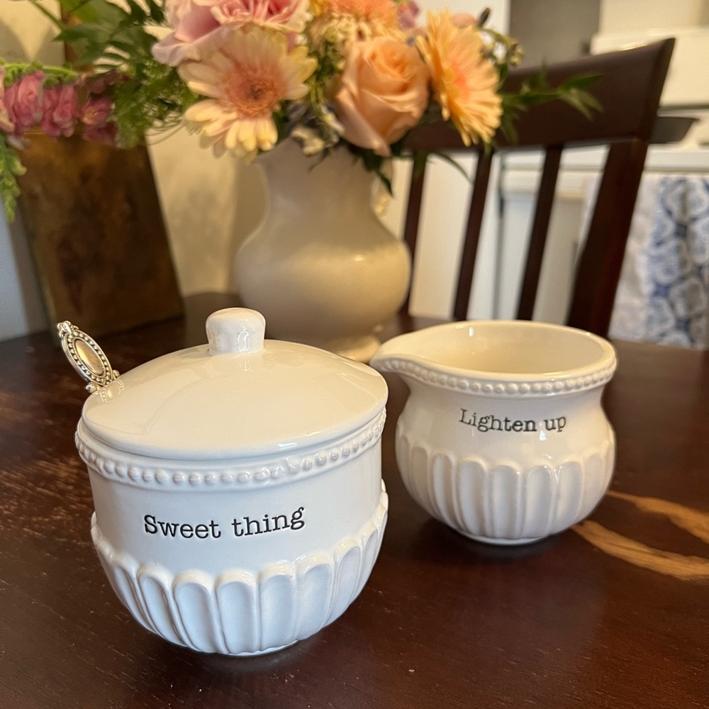 Mud Pie Sugar & Creamer Set